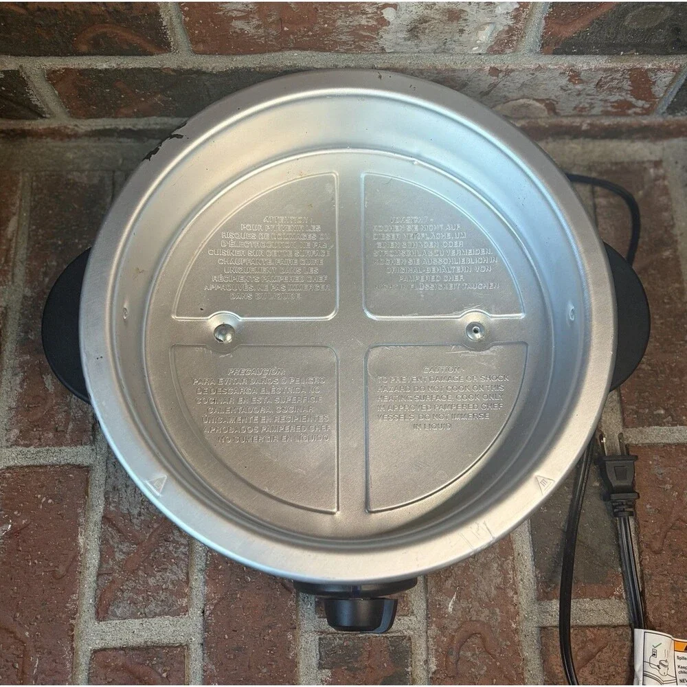 Pampered Chef Rockcrok Slow Cooker Stand ONLY Model 3156 - Tested/Works SEE PICS